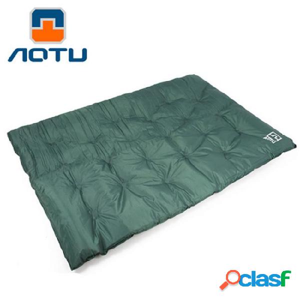 Double inflatable pad automatic inflatable mattress outdoor