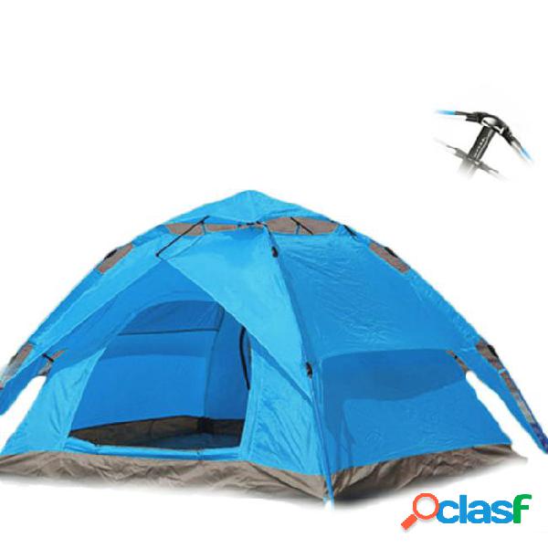 Dual purpose tent full automatic spring pressure 3-4 person