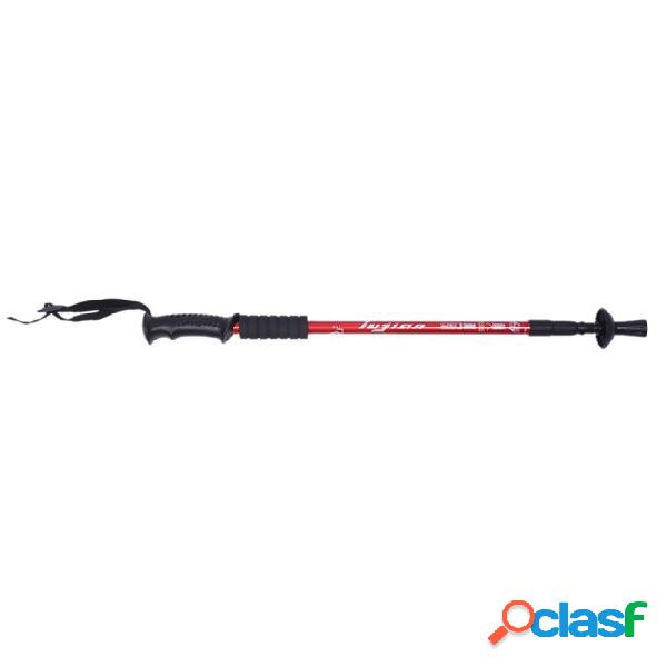 Durable antishock hiking walking stick pole retractable