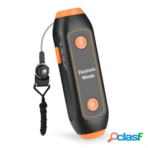 El silbato electrónico de mano Eléctrica con Lanyard SOS