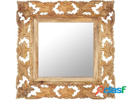 Espejo VIDAXL Madera (Multicolor - 50x50 cm)