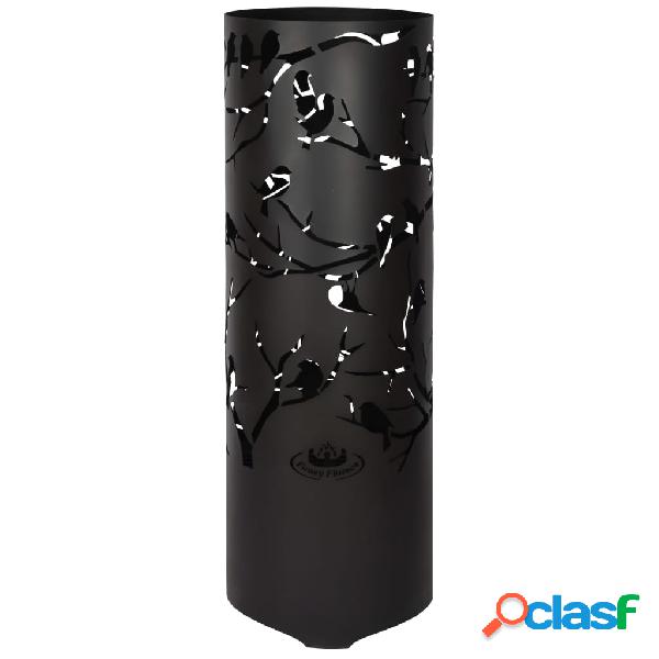 Esschert Design Brasero Birds on Twig acero al carbono negro