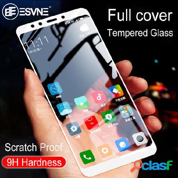 Esvne 3d full cover protective glass for xiaomi redmi note 5