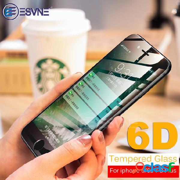Esvne 6d tempered glass for iphone 6 6s 7 plus screen