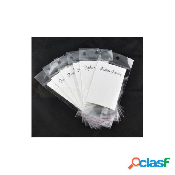 Fashion 200set earring white paper display cards displays