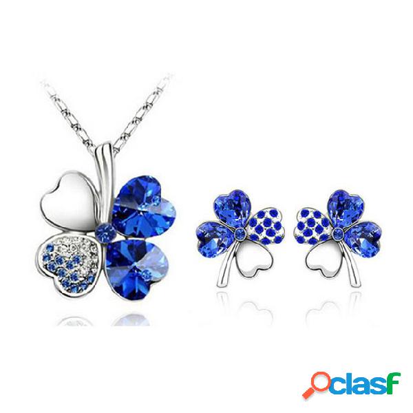 Fashion popular earring necklace sets for women designer