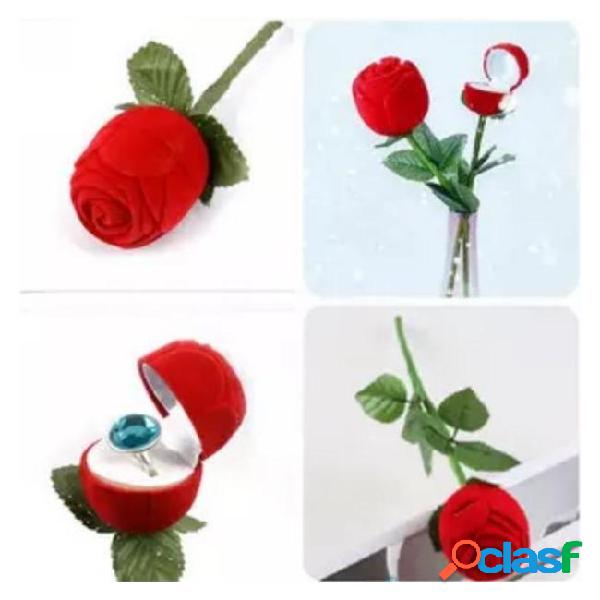 Fashion rose with branch wedding ring earring pendant