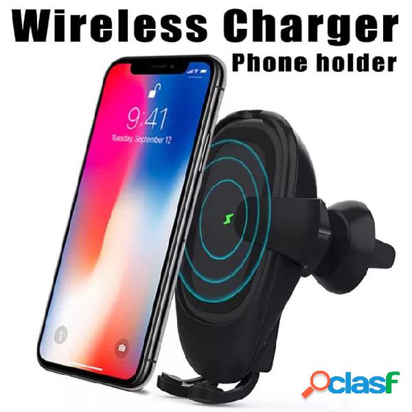 Fast wireless car charger 10w automatic induction car mount