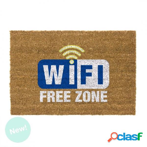 Felpudo coco wifi free zone