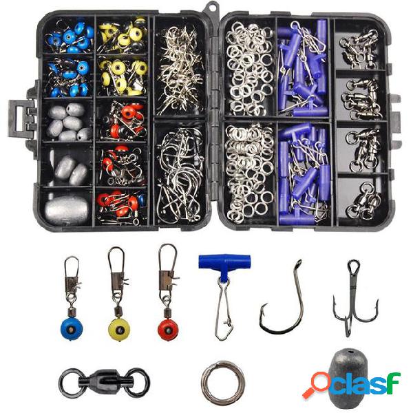 Fishing 172pcs/ fishing accessories tackle box set including