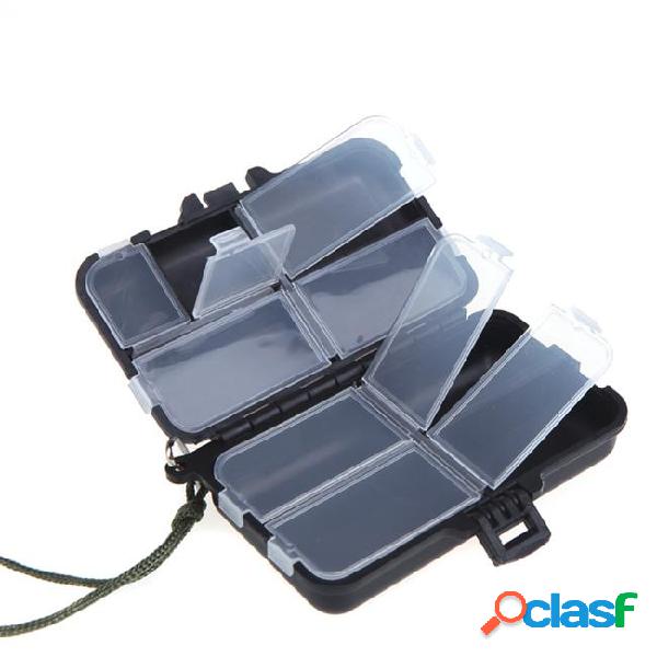 Fishing accessories storage box double-layer 9-compartments