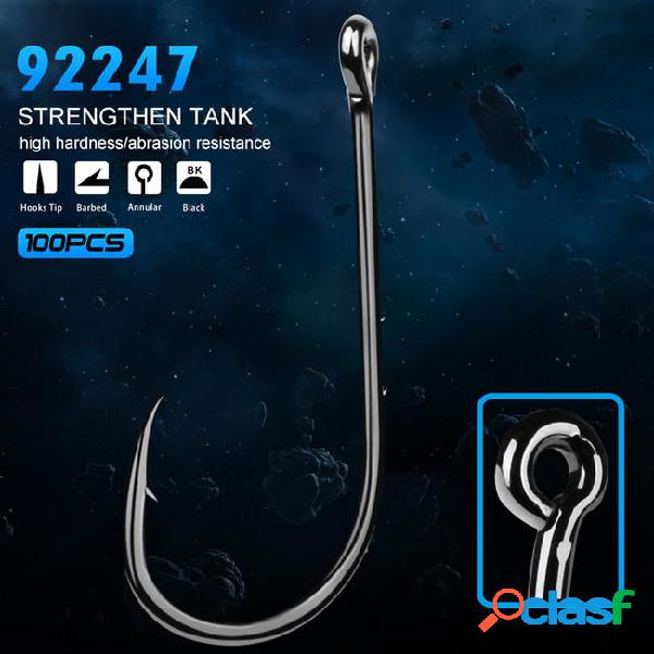 Fishing fishhooks 100pcs fishing 1/0#-6/0# fish hook
