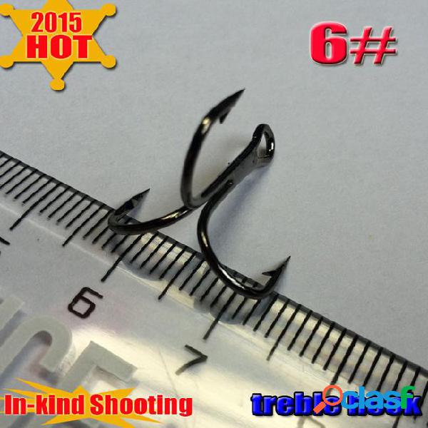 Fishing fishhooks 2015treble fishing hooks 6# high-carbon