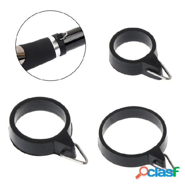 Fishing hook device rod pole safety support holder bait ring