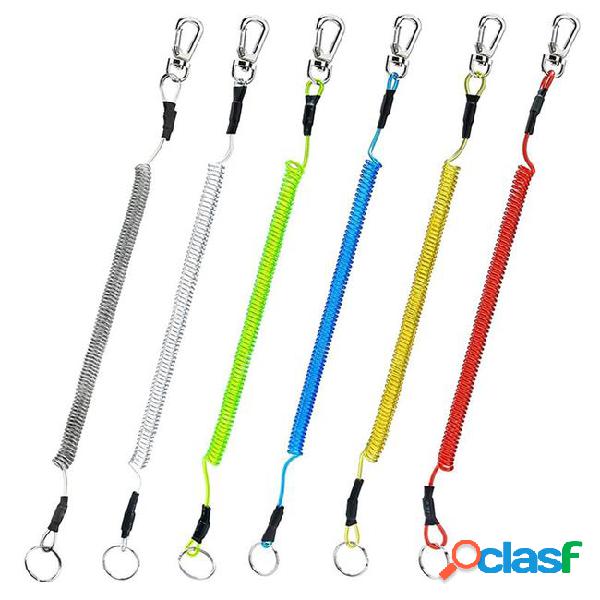 Fishing lanyards boating ropes coiled fish missed rope