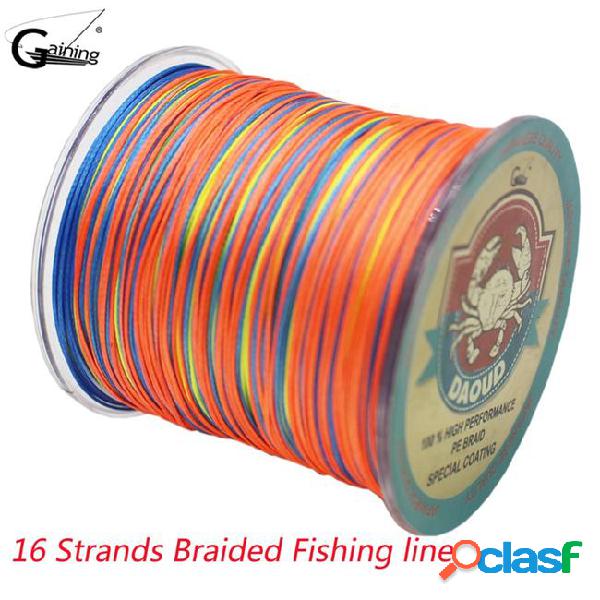 Fishing lines 500m braided fishing line 16 strands multi