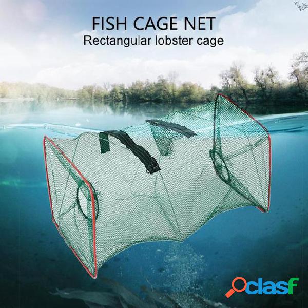 Fishing net mesh trap foldable crab fish crawdad shrimp bait
