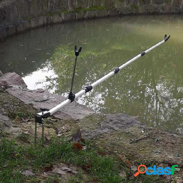 Fishing pole holder rod stand bracket angle adjustable