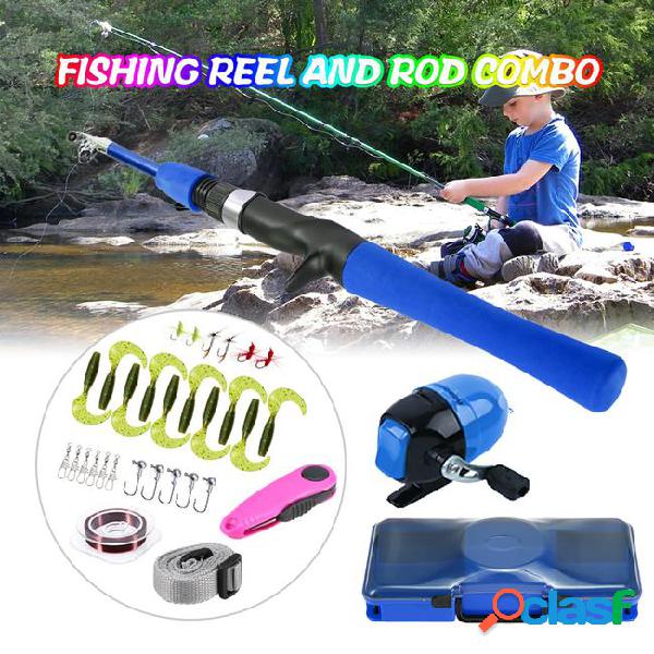 Fishing rod and reel combo for kids spincast fishing reel