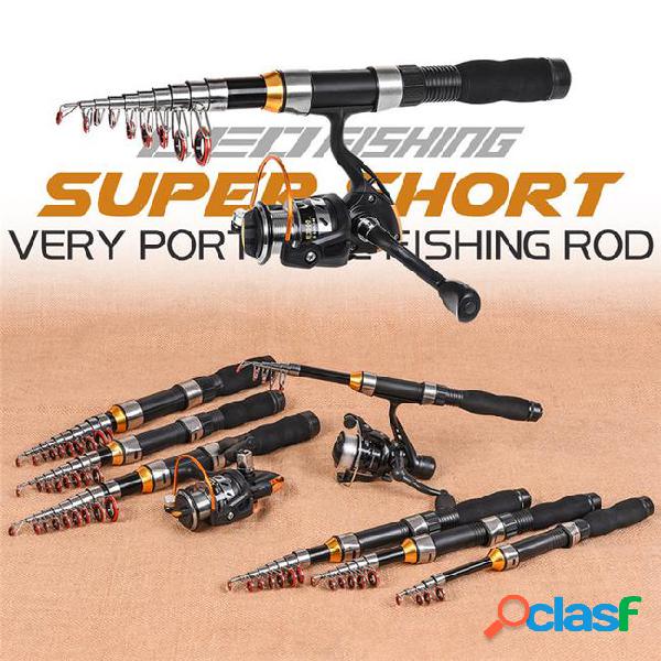 Fishing rod portable glass fiber ultralight sea spinning