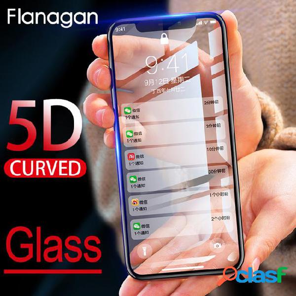 Flanagan 5d curved edge full cover screen protector for x 10