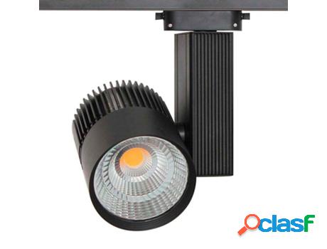Foco Carril Monofásico Cronolux Chip Cree Led 35W Cálido