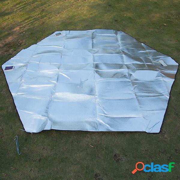 Foldable camping mats double-sided aluminum film eva