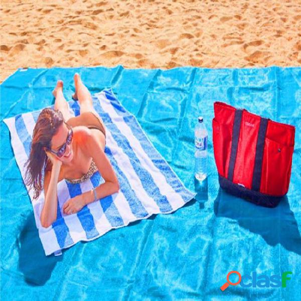 Foldable design summer beach mat polyester waterproof