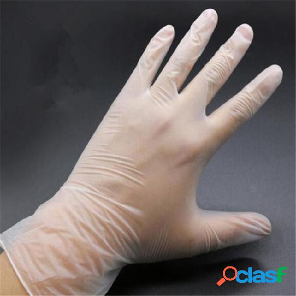 Food grade plastic transparent disposable gloves cooking