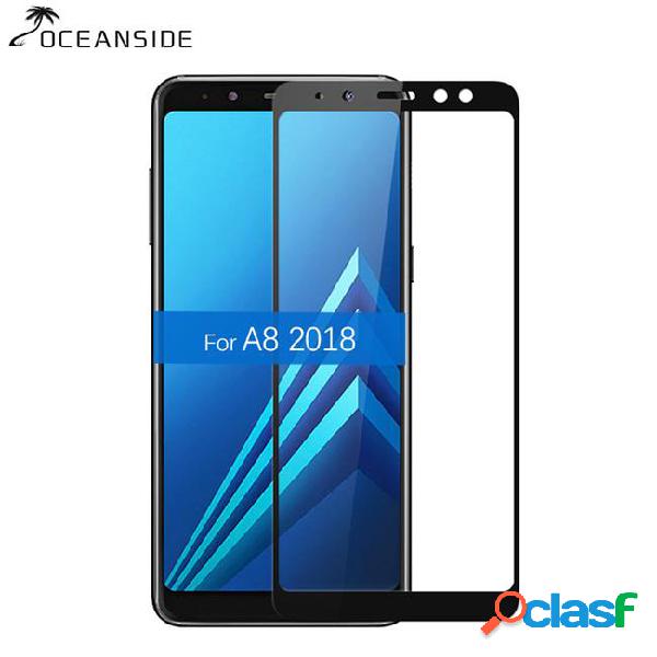 For a8 2018 full cover tempered glass 9h 3d curved screen