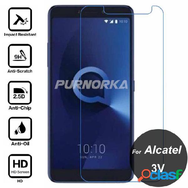 For alcatel 3v tempered glass 9h front screen protector