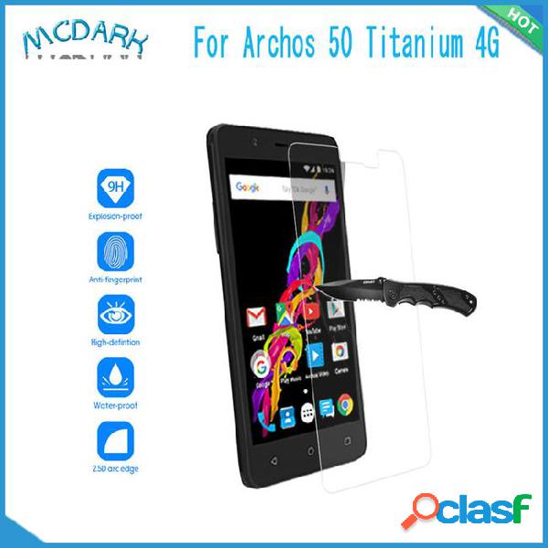 For archos 50 titanium 4g front glass screen protector film
