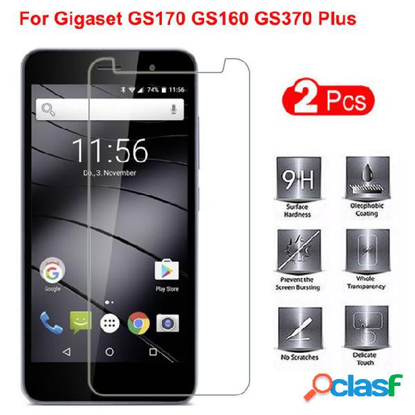 For gigaset gs370 screen protector 2.5d 9h tempered glass