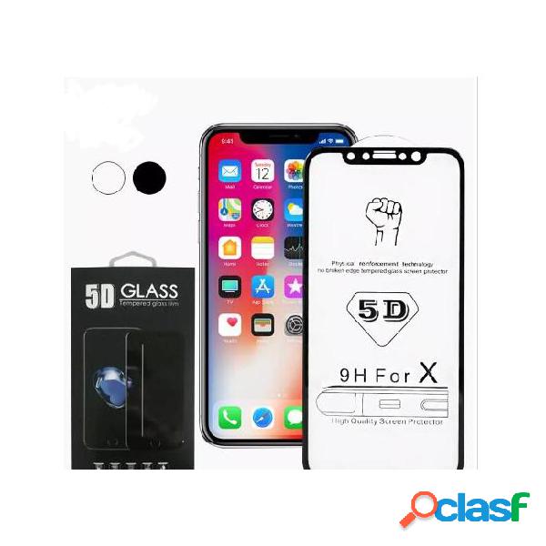 For iphone 8 x 5d tempered glass curved screen protector for