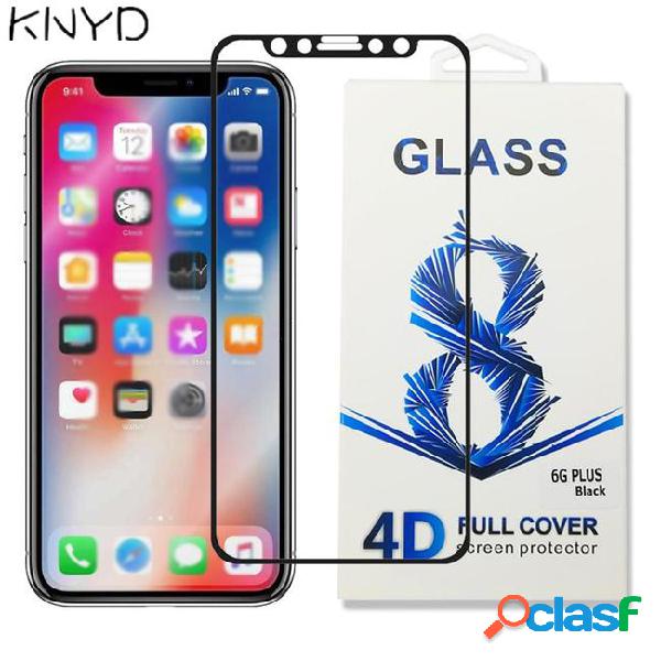 For iphone x cell phone tempered glass for iphone 8 7 6