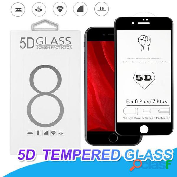For iphone x xr xs max 5d tempered glass curved screen