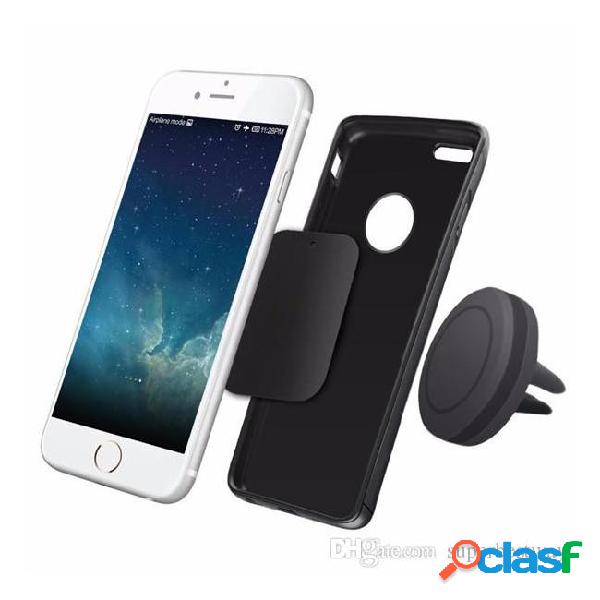 For iphone xr xs max x 8 7 car mount air vent magnetic