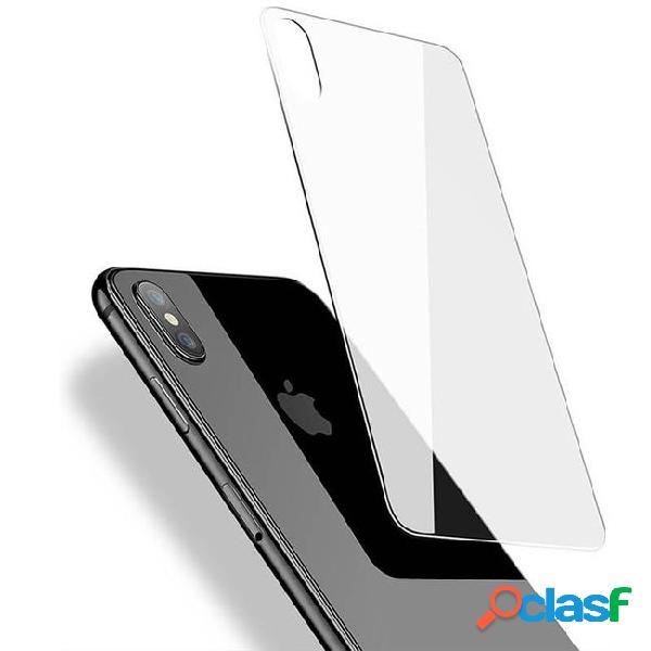 For iphone xs max xr 0.3mm 9h ultra thin back tempered glass