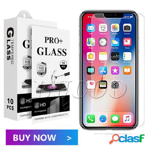 For iphone xs max xr 8plus tempered glass screen protector