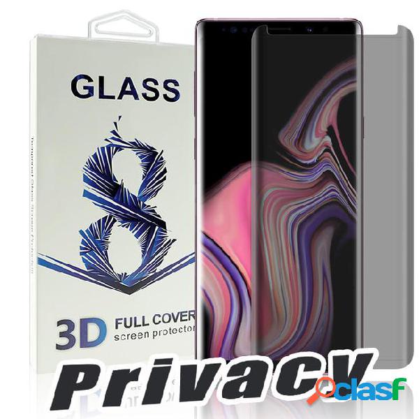 For samsung galaxy note 9 8 s9 s8 plus privacy temered glass
