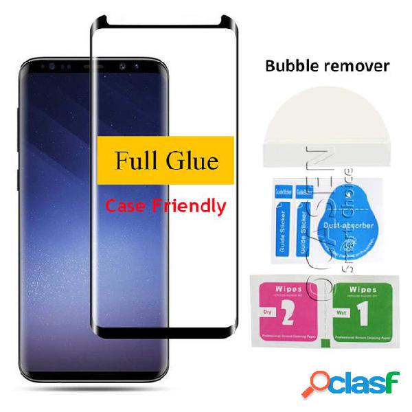 For samsung note 9 8 s8 s9 plus s7 edge 3d curved full glue
