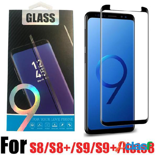 For samsung s9 s9 plus case friendly tempered glass bubble