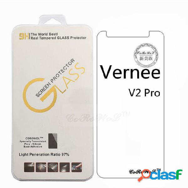 For vernee v2 pro tempered glass 9h ultra clear thin front