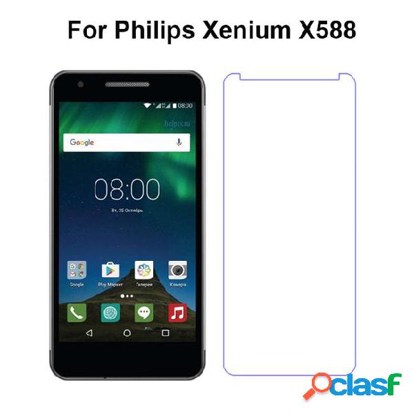 For xenium x588 tempered glass screen protector 2.5 9h