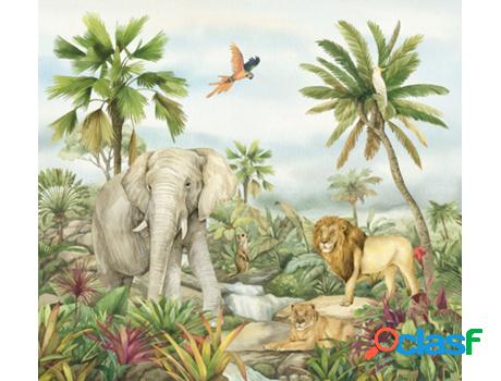 Fotomural SANDERS & SANDERS (2.7 x 3 m - Tejido - Verde)