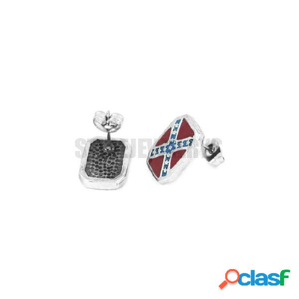 Free shipping! classic american flag earrings stainless