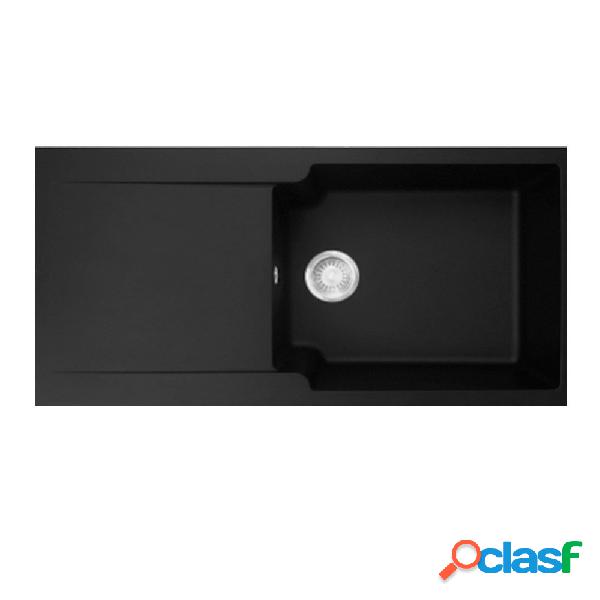 Fregadero MEPAMSA Kite 105 1c 1e Negro 100cm