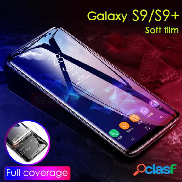 Full cover 3d curved pet soft screen protector for galaxy s9