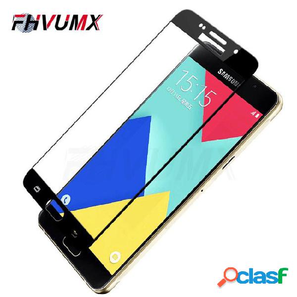 Full cover tempered glass for galaxy a3 a5 a7 j3 j5 j7 2016