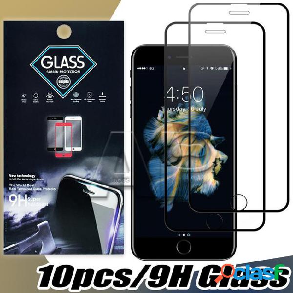Full cover tempered glass for iphone x xs max xr 7 8 plus